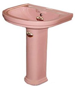 Умывальник тюльпан Монако VI 3 (820x700x600) розовый