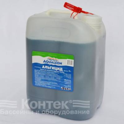 Альгицид непенящийся "Aqualeon" (10 л) 10 кг
