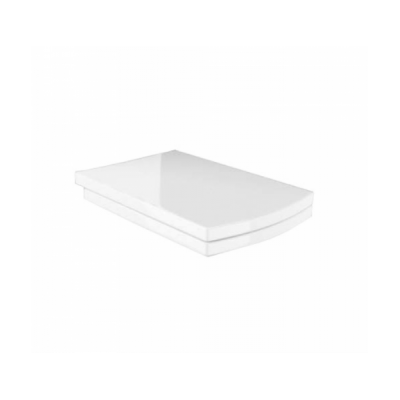 Сиденье крышка для унитаза Arcus Моноблок 050 (дюропласт, микролифт) белое 